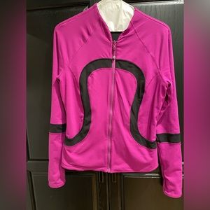 Define Jacket Sz 12 (no tag!) dark pink/fuchsia and black